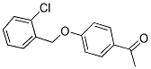 1-(4-[(2-CHLOROBENZYL)OXY]PHENYL)ETHANONE Struktur