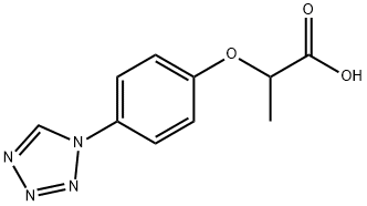 2-(4-TETRAZOL-1-YL-PHENOXY)-PROPIONIC ACID Struktur