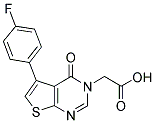 [5-(4-FLUOROPHENYL)-4-OXOTHIENO[2,3-D]PYRIMIDIN-3(4H)-YL]ACETIC ACID Struktur