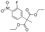 DIETHYL 2-(3-FLUORO-4-NITROPHENYL)-2-METHYLMALONATE Struktur