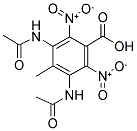 2,6-DINITRO-3,5-DIACETYLAMINO-4-METHYLBENZOIC ACID Struktur