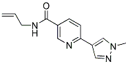 N-ALLYL-6-(1-METHYL-1H-PYRAZOL-4-YL)NICOTINAMIDE Struktur