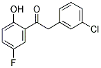 2-(3-CHLOROPHENYL)-5'-FLUORO-2'-HYDROXYACETOPHENONE Struktur