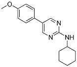 N-CYCLOHEXYL-5-(4-METHOXYPHENYL)PYRIMIDIN-2-AMINE Struktur