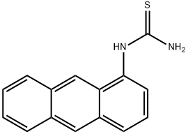 N-(1-ANTHRYL)THIOUREA Struktur