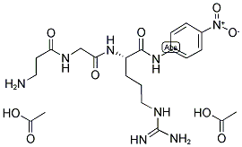 BETA-ALA-GLY-ARG-P-NITROANILIDE DIACETATE Struktur