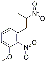 1-(3-METHOXY-2-NITROPHENYL)-2-NITROPROPANE Struktur