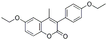 6-ETHOXY-3-(4'-ETHOXYPHENYL)-4-METHYL COUMARIN Struktur