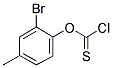 2-BROMO-4-METHYLPHENYL CHLOROTHIOFORMATE Struktur