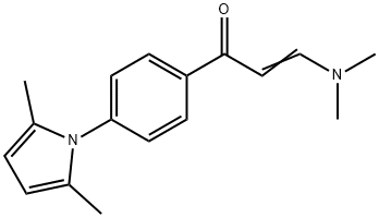 (E)-3-(DIMETHYLAMINO)-1-[4-(2,5-DIMETHYL-1H-PYRROL-1-YL)PHENYL]-2-PROPEN-1-ONE Structure