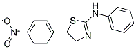 [5-(4-NITRO-PHENYL)-4,5-DIHYDRO-THIAZOL-2-YL]-PHENYL-AMINE Struktur