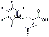 N-ACETYL-S-PHENYL-D5-L-CYSTEINE Struktur