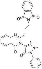 2-(3-(3-(1,5-DIMETHYL-3-OXO-2-PHENYL-2,3-DIHYDRO-1H-PYRAZOL-4-YL)-4-OXO-3,4-DIHYDROQUINAZOLIN-2-YL)PROPYL)ISOINDOLINE-1,3-DIONE Struktur