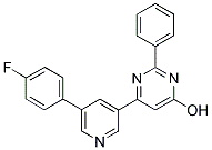 6-[5-(4-FLUOROPHENYL)PYRIDIN-3-YL]-2-PHENYLPYRIMIDIN-4-OL Struktur