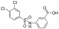 3-(3,4-DICHLORO-BENZENESULFONYLAMINO)-BENZOIC ACID Struktur