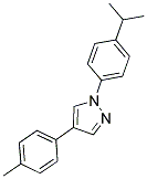 1-(4-ISOPROPYLPHENYL)-4-(4-METHYLPHENYL)-1H-PYRAZOLE Struktur