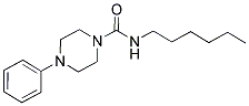 N-HEXYL(4-PHENYLPIPERAZINYL)FORMAMIDE Struktur