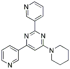 4-PIPERIDIN-1-YL-2,6-DIPYRIDIN-3-YLPYRIMIDINE Struktur