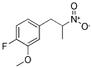 1-(4-FLUORO-3-METHOXYPHENYL)-2-NITROPROPANE Struktur