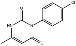 3-(4-CHLOROPHENYL)-6-METHYL-2,4(1H,3H)-PYRIMIDINEDIONE Struktur