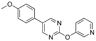 5-(4-METHOXYPHENYL)-2-(PYRIDIN-3-YLOXY)PYRIMIDINE Struktur