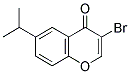 3-BROMO-6-ISOPROPYL-4H-CHROMEN-4-ONE Struktur