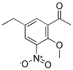 5-ETHYL-2-METHOXY-3-NITROACETOPHENONE Struktur