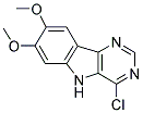 1-CHLORO-6,7-DIMETHOXY-9H-2,4,9-TRIAZA-FLUORENE Struktur