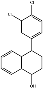 4-(3,4-DICHLOROPHENYL)-1,2,3,4-TETRAHYDRO-1-NAPHTHALENOL Struktur