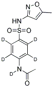 N-ACETYLSULFAMETHOXAZOLE-D5 Struktur