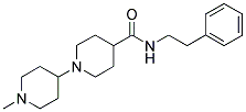 1-(1-METHYLPIPERIDIN-4-YL)-N-(2-PHENYLETHYL)PIPERIDINE-4-CARBOXAMIDE Struktur