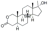 5-ALPHA-ANDROSTAN-2-OXA-17-BETA-METHYL-17-ALPHA-OL-3-ONE Struktur