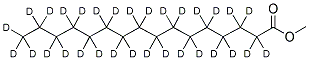 METHYL HEXADECANOATE-D31 Struktur