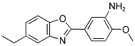 5-(5-ETHYL-BENZOOXAZOL-2-YL)-2-METHOXY-PHENYLAMINE Struktur