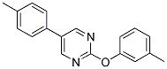 2-(3-METHYLPHENOXY)-5-(4-METHYLPHENYL)PYRIMIDINE Struktur