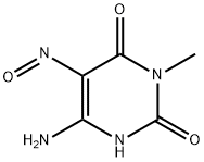 6-AMINO-5-NITROSO-3-METHYLURACIL Struktur