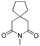 8-METHYL-8-AZASPIRO[4.5]DECANE-7,9-DIONE Struktur