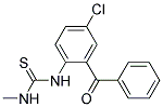 N-(2-BENZOYL-4-CHLOROPHENYL)-N'-METHYLTHIOUREA Struktur