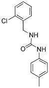 1-((2-CHLOROPHENYL)METHYL)-3-(4-METHYLPHENYL)UREA Struktur