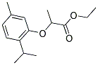 2-(2-ISOPROPYL-5-METHYL-PHENOXY)-PROPIONIC ACID ETHYL ESTER Struktur