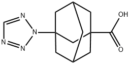 3-TETRAZOL-2-YL-ADAMANTANE-1-CARBOXYLIC ACID Struktur