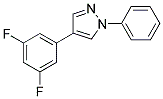 4-(3,5-DIFLUOROPHENYL)-1-PHENYL-1H-PYRAZOLE Struktur