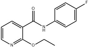 2-ETHOXY-N-(4-FLUOROPHENYL)NICOTINAMIDE Struktur