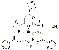 EUROPIUM(III) THENOYLTRIFLUOROACETONATE HYDRATE Struktur