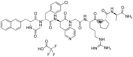 LH-RH ANTAGONIST TRIFLUOROACETATE SALT Struktur