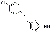 4-(4-CHLORO-PHENOXYMETHYL)-THIAZOL-2-YLAMINE Struktur