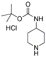 (BOC-4-AMINO)-PIPERIDINE HYDROCHLORIDE Struktur