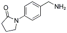 1-(4-AMINOMETHYL-PHENYL)-PYRROLIDIN-2-ONE Struktur