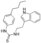 N-(4-BUTYLPHENYL)-N'-[2-(1H-INDOL-3-YL)ETHYL]THIOUREA Struktur