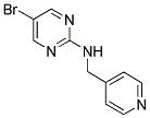 (5-BROMO-PYRIMIDIN-2-YL)-PYRIDIN-4-YLMETHYL-AMINE Struktur